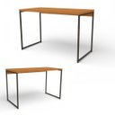 Ver imagem 7 de Mesa de Escritório Escrivaninha Vintage Aço Industrial 118cm Canela/preto Fosco