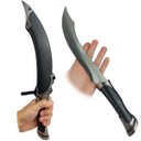 Ver imagem 1 de Adaga Facão Espada Medieval Estilo Senhor Dos Anéis Élfica em Metal Decorativa 42,5 Cm Genuinos Adag