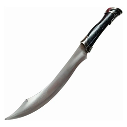 Adaga Facão Espada Medieval Estilo Senhor Dos Anéis Élfica em Metal Decorativa 42,5 Cm Genuinos Adag - 8