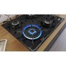 Cooktop 4 Bocas Tripla Chama a Gás Itamaster Bivolt Itatiaia Preto - 4