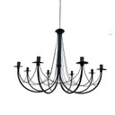 Ver imagem 1 de Lustre grande Luminária Ferro Teto Rústica Aramado 8 Bocais pé direito decoração MINAS ARTE PRÓPRIA