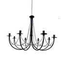 Ver imagem 1 de Lustre grande Luminária Ferro Teto Rústica Aramado 8 Bocais pé direito decoração MINAS ARTE PRÓPRIA 