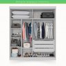 Guarda Roupa Casal 2 Portas de Correr 3 Gavetas Búzios 100% MDF - 5