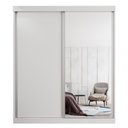 Ver imagem 4 de Guarda Roupa Casal 2 Portas de Correr 3 Gavetas Búzios 100% MDF Branco