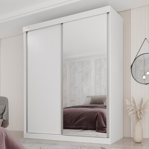 Guarda Roupa Casal 2 Portas de Correr 3 Gavetas Búzios 100% MDF