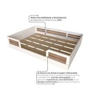 Ver imagem 5 de Cama Montessoriana Casal Infantil Sol Branco/Carvalho Mel