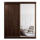 Ver imagem 4 de Guarda Roupa Casal 2 Portas de Correr 3 Gavetas Búzios 100% MDF Marrom/New Canion