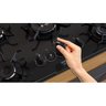 Cooktop 5 Bocas Tripla Chama a Gás Itamaster Bivolt Itatiaia Preto - 4