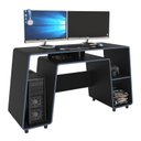 Ver imagem 2 de Mesa Gamer com Espaço para CPU London 150,5cm Preto E Azul