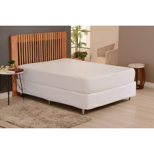 Capa de Colchão Impermeável Tamanho Casal King Size Branca