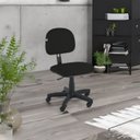 Ver imagem 4 de Cadeira Escritório Secretária Giratória em Tecido