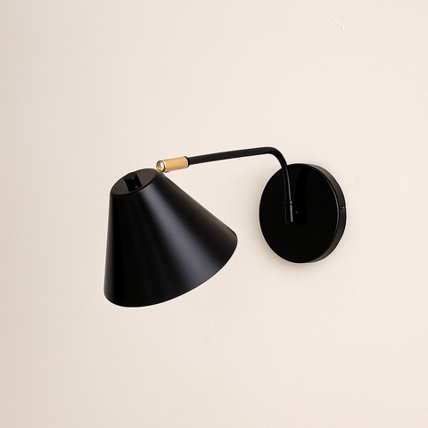 Luminária de Parede Arandela Articulada Bak Preto