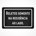 Ver imagem 1 de Tapete Capacho Estampado - 40cm X 60cm:boletos Somente na Residência Ao Lado.