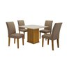 Conjunto Sala de Jantar Mesa com 4 Cadeiras Napoli  - 2
