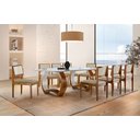 Ver imagem 1 de Conjunto de Jantar Mesa com 8 Cadeiras Bari