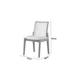 Conjunto de Jantar Mesa com 8 Cadeiras Genova - 4