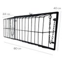 Ver imagem 5 de Lixeira Retrátil Dobrável Resistente Externa Cesto Lixo Muro Parede Fachada Minas Arte Própria