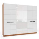 Ver imagem 4 de Guarda Roupa Casal 242,1cm 6 Portas com Espelho 240855 Lisboa Politorno Móveis