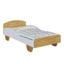 Ver imagem 4 de Cama Infantil 100% MDF Olívia Espresso Móveis Marrom/Branco Brilho/Amêndoa
