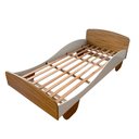 Ver imagem 2 de Cama Infantil 100% MDF Olívia Espresso Móveis Marrom/Branco Brilho/Amêndoa