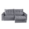 Sofá Retrátil/Reclinável 230cm 3 Lugares Mercedes - 5