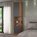 Ver mais imagens de Guarda-Roupa Modulado 7 Portas 6 Gavetas 5 Peças