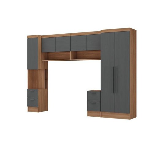 Conjunto de Guarda-roupa Modulado 5 Peças 7 Portas 6 Gavetas Viena Yescasa