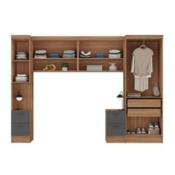 Guardo Roupa Modulado 7 Portas 6 Gavetas 5 Peças  - 5