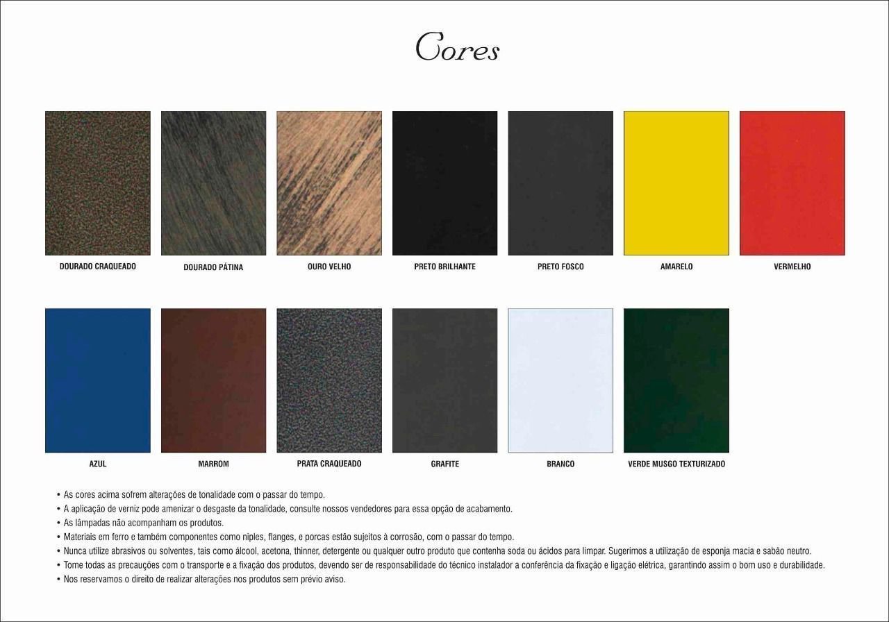 Luminária Genebra com Braço Externa/interna em Alumínio 50cm - 4