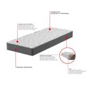 Ver imagem 5 de Colchão Solteiro D45 88x188x17 Linha Montreal Yescasa