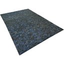 Ver imagem 2 de Tapete de couro preto natural 2,00x3,00 com borda peça 5x5cm
