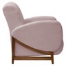 Poltrona da Mamãe para Amamentação Babi Quarto de Bebê Bouclê - Sofa Store:bouclê Rosa Bebê - 4