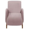 Poltrona da Mamãe para Amamentação Babi Quarto de Bebê Bouclê - Sofa Store:bouclê Rosa Bebê - 5