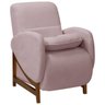 Poltrona da Mamãe para Amamentação Babi Quarto de Bebê Bouclê - Sofa Store:bouclê Rosa Bebê - 2