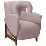 Poltrona da Mamãe para Amamentação Babi Quarto de Bebê Bouclê - Sofa Store:bouclê Rosa Bebê - 1