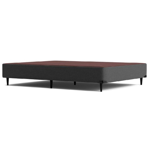Base Sommier Camurça Cinza Casal 138x188x23cm - 1051611851 - Ortobom Base Sommier Camurça Cinza Casa