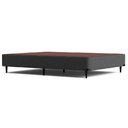 Ver imagem 1 de Base Sommier Camurça Cinza Casal 138x188x23cm - 1051611851 - Ortobom Base Sommier Camurça Cinza Casa