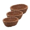 3 Cestas Ovais Wolff de Fibra Natural - 1