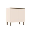 Ver imagem 1 de Balcão de Cozinha Connect C/2 Portas S/tampo 80x52x81cm Off White - Henn
