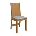 Ver imagem 7 de Conjunto Sala de Jantar 1 Mesa Tampo MDP Retangular com 4 Cadeiras Dalila Yescasa