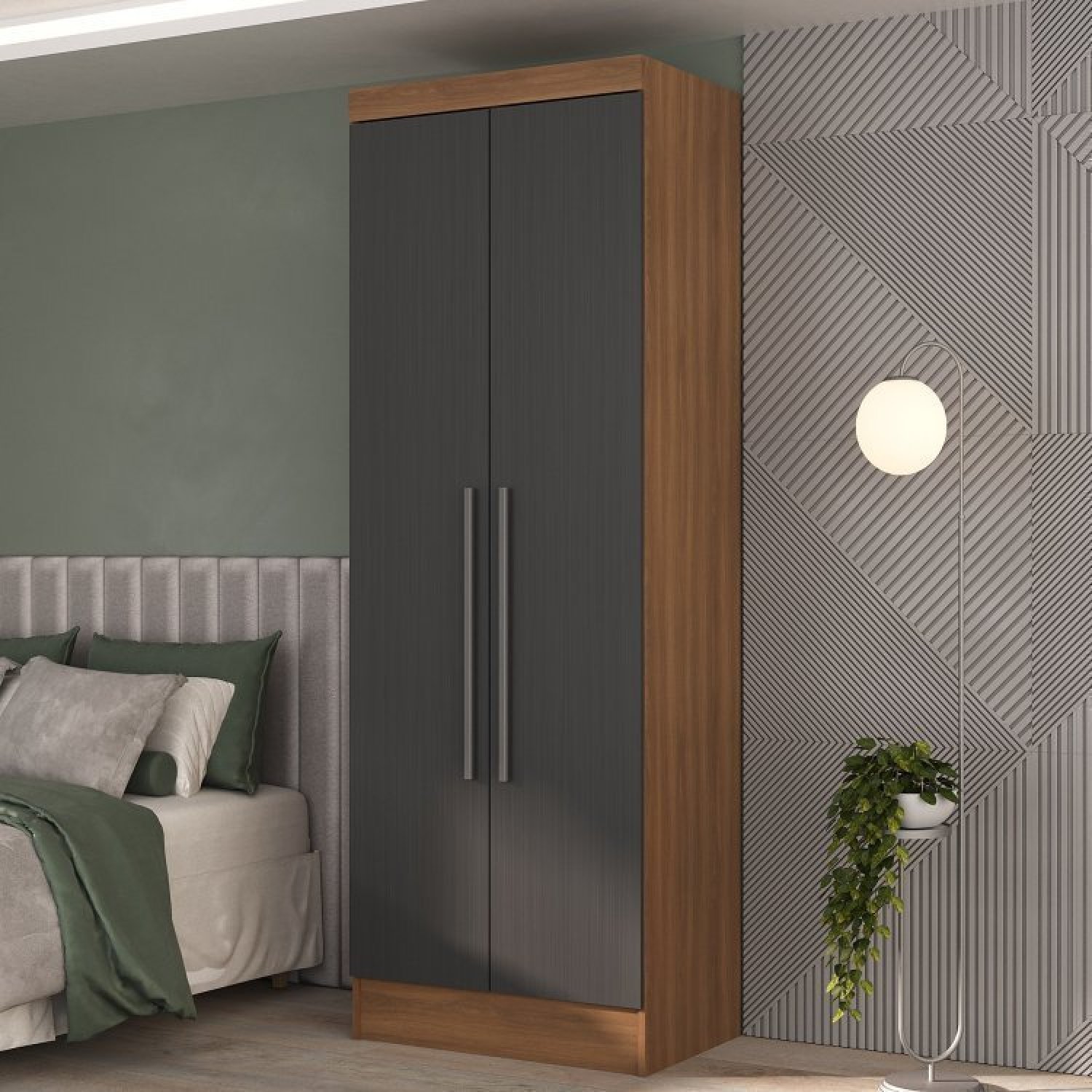 Guardo Roupa Modulado 7 Portas 4 Gavetas 5 Peças  - 12