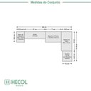 Ver imagem 3 de Guarda-Roupa Modulado 7 Portas 4 Gavetas 5 Peças