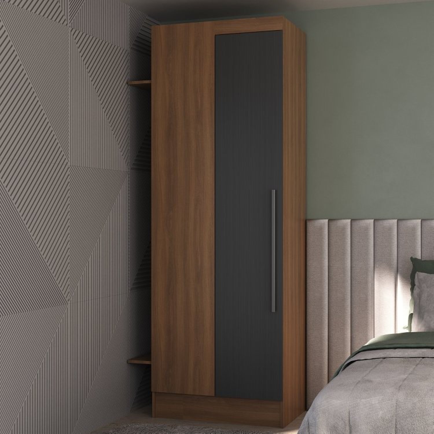 Guardo Roupa Modulado 7 Portas 4 Gavetas 5 Peças  - 14