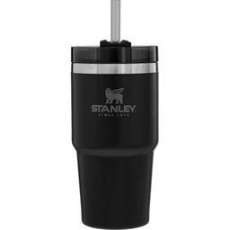 Copo com Canudo Termico Stanley Adventure 10-02662-101 (591ML) Preto Fosco - 1