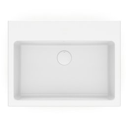 Cuba de Sobrepor com Mesa 55x42cm Optica PQ55 Roca - 4