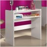 Mesa De Estudos Para Estudio De Maquiagem Sem Gaveta Branco - 3