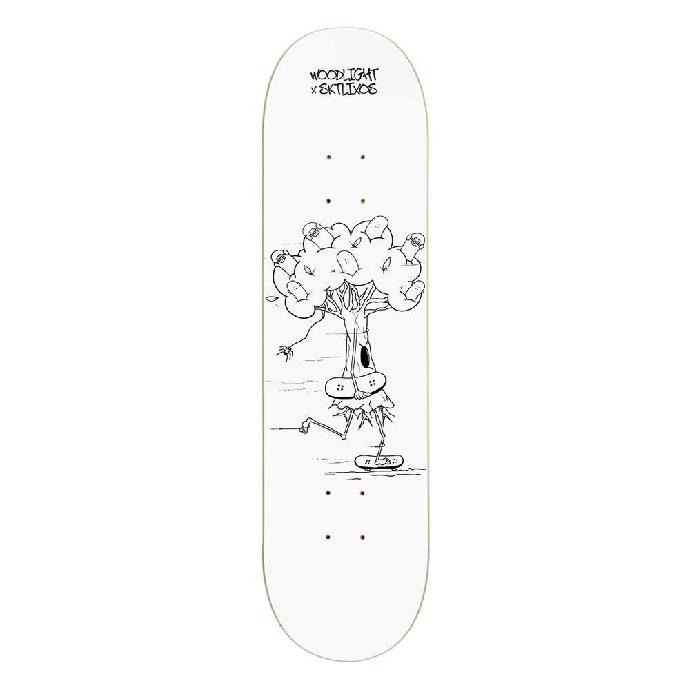 Shape Wood Light Marfim Skate Lixos Tree