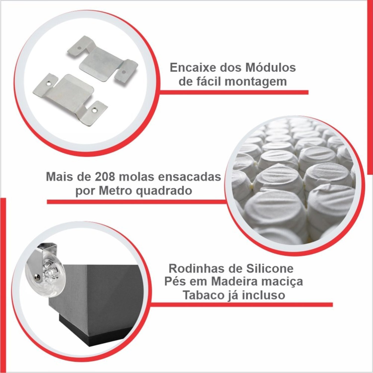 Sofá Retrátil/Reclinável 250cm 4 Lugares Mercedes - 8