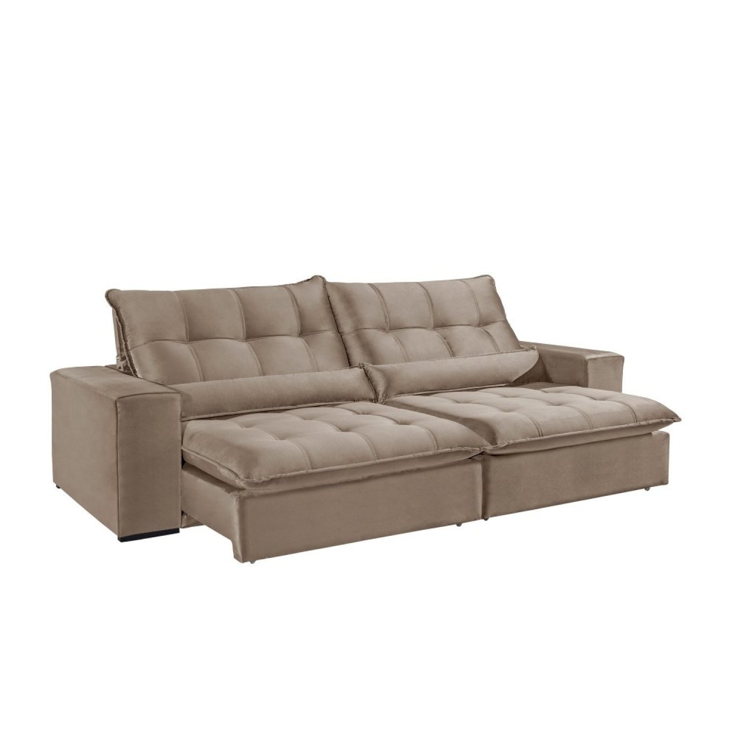 Sofá Retrátil/Reclinável 250cm 4 Lugares Mercedes - 2