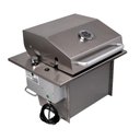 Ver imagem 1 de Churrasqueira a Gás de Embutir Titan Grill Diamond Little com Tampa